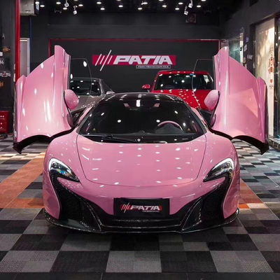 マクラーレン MP4-12C ボディキット MP4-12C 650S スタイルのフロントとリア バンパースポイラー フードヘッドライト