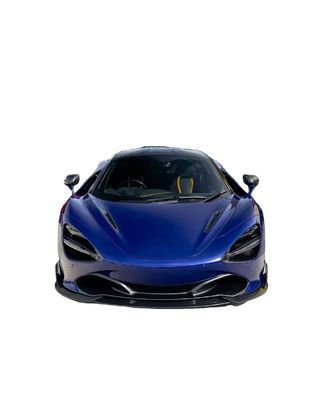 ブルー 720s ワイドボディキット マクラーレン カーボンファイバー フロント リップディフューザー スポイラーキット