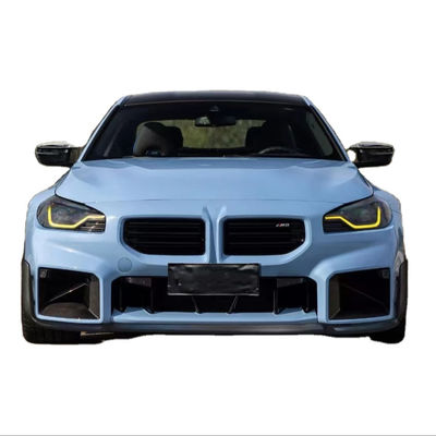 BMW M2 G87 カーボンファイバーボディキット M2 G87 MPスタイルアップグレード カーボンファイバーフロントリップディフューザー スポイラーボディキット