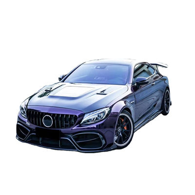 メルセデス C63 C63S カッペ ボディキット C63 C63S カッペ アップグレードされたIMPスタイル フロントとリア バンパースポイラー ボディキット