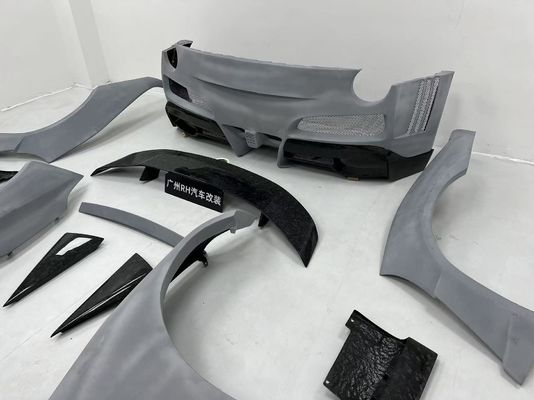 フェアレディ F12 カーボンファイバーボディキット F12 ノビテック N-ラゴスタイル フロントとバック バンパーホイールアーチ F12 フロントリップディフューザースポイラー