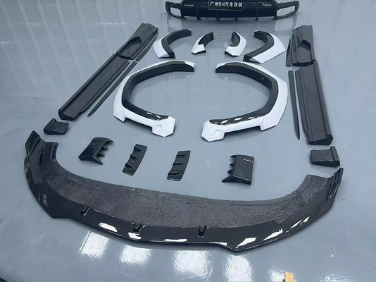 ランボルギーニ ウルス カーボンファイバーボディ キット URUS 1016 スタイル カーボンファイバー フロントリップディフューザー スポイラー フード ホールアーチ