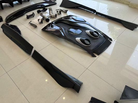 マクラーレン 540c 570s 570gt カーボンファイバーボディキット 540c 570s 570gt 600LTスタイルのアップグレードされた前後バンパースポイラーハッド