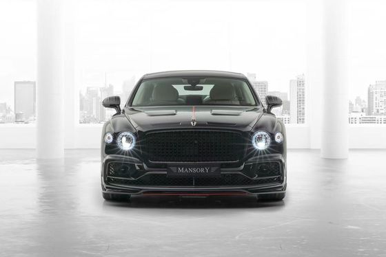 ベンツリー フライング スパー カーボンファイバーボディ キット フライング スパー アップグレード MANSORY スタイル フロント リップ ディフューザー スポイラー フード ボディ キット