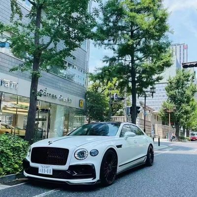 ベンツリー フライング スパー カーボンファイバーボディ キット フライング スパー アップグレード MANSORY スタイル フロント リップ ディフューザー スポイラー フード ボディ キット