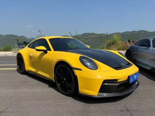 ポルシェ992 カーボンファイバーボディ キット992 GT3 スタイル フロントとバック バンパー サイドスカート スポイラーハッド