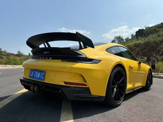 ポルシェ992 カーボンファイバーボディ キット992 GT3 スタイル フロントとバック バンパー サイドスカート スポイラーハッド