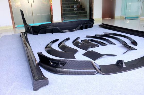テスラモデルX カーボンファイバーボディキットモデルX カーボンファイバーフロントリップディフューザー スポイラーフッドホイールアーチ ワイドボディキット