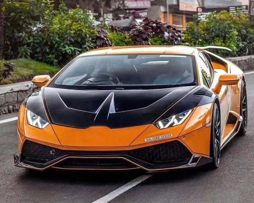 Lamborghini LP580 LP610 EVO カーボンファイバー フード LP580 LP610 EVO 1016 スタイル カーボンファイバー フード エンジンカバー