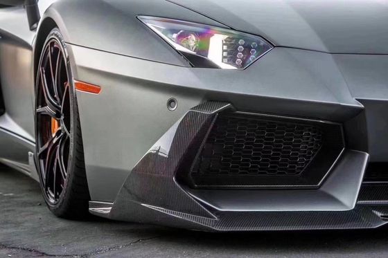 ランボルギーニ LP700 カーボンファイバー ボディキット LP700 アップグレード VORs スタイル カーボンファイバー フロント リップ ディフューザー スポイラー