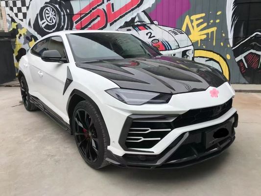 ランボルギーニ URUS カーボンファイバー ボディキット Urus アップグレード トップスタイル カーボンファイバー フロント リップ ディフューザー スポイラー フード ワイドボディキット