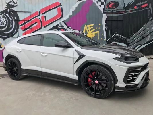 ランボルギーニ URUS カーボンファイバー ボディキット Urus アップグレード トップスタイル カーボンファイバー フロント リップ ディフューザー スポイラー フード ワイドボディキット