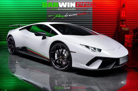 Lamborghini LP580 LP610 カーボンファイバーボディキット LP580 LP610 改良されたLP640スタイル フロントとリア バンパー スポイラー フード