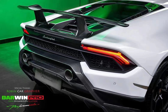 Lamborghini LP580 LP610 カーボンファイバーボディキット LP580 LP610 改良されたLP640スタイル フロントとリア バンパー スポイラー フード
