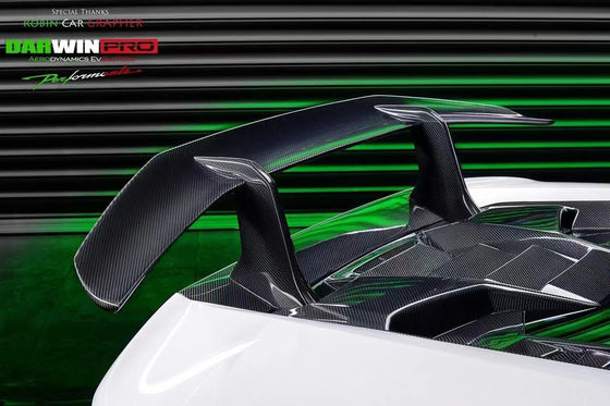 Lamborghini LP580 LP610 カーボンファイバーボディキット LP580 LP610 改良されたLP640スタイル フロントとリア バンパー スポイラー フード