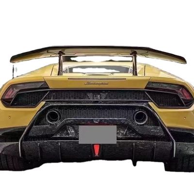 オートパーツ カーボンファイバー スポイラー ランボルギーニ HURACAN LP610 580 EVO パフォーマンスタイルのアップグレード カーボンファイバー テイル スポイラー