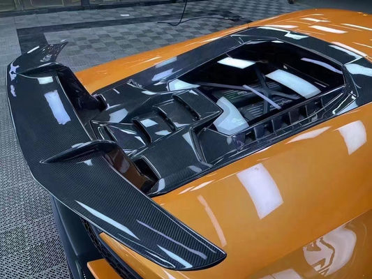 オートパーツ カーボンファイバー スポイラー ランボルギーニ HURACAN LP610 580 EVO パフォーマンスタイルのアップグレード カーボンファイバー テイル スポイラー