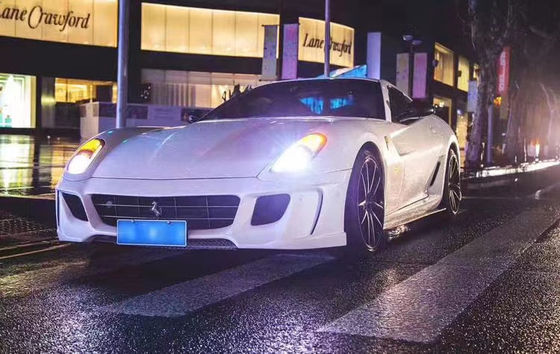 フェラーリ 599 ボディキット 599 アップグレードされたVORSスタイル フロントとバック バンパーサイドスカート スポイラー カーボンファイバー ボディキット