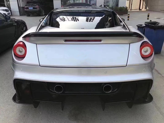 フェラーリ 599 ボディキット 599 アップグレードされたVORSスタイル フロントとバック バンパーサイドスカート スポイラー カーボンファイバー ボディキット