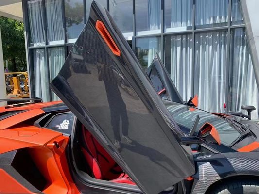 Lamborghini Aventador LP700 カーボンファイバー ドアパネル Aventador SVJ スタイル カーボンファイバー ドアパネル