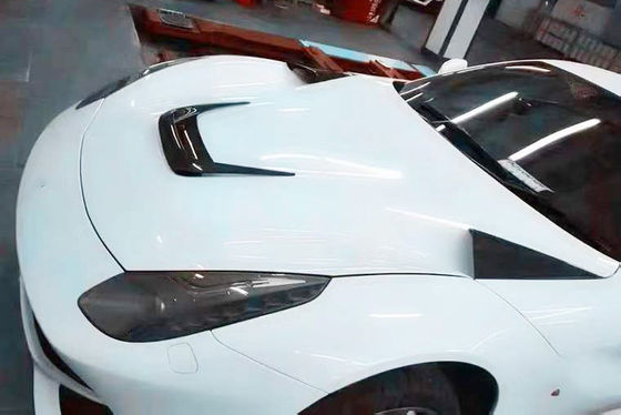 高品質の炭素繊維 フェラーリ F12 カーボン繊維カバー 装飾 F12 カーボン繊維 エンジンコンパクト Tuyere 小片