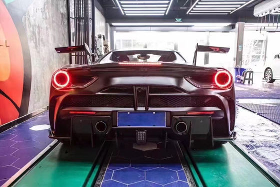 フェラーリ 488 カーソリーキット 488 アップグレードされたMSYスタイル フロントとリア バンパースポイラー カーボンファイバー カーソリーキット