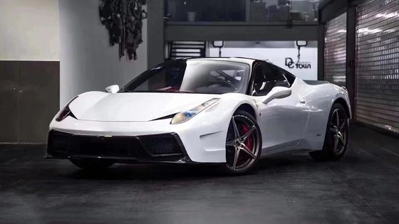 フェラーリ 458 カーボンファイバーボディキット 458 改良されたVORSスタイル フロントとバック バンパースポイラーサイドスカート ボディキット