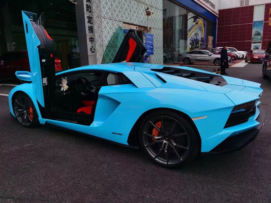 Lamborghini Aventador LP700 カーボンファイバーボディキット LP740 スタイルの前後バンパースポイラー
