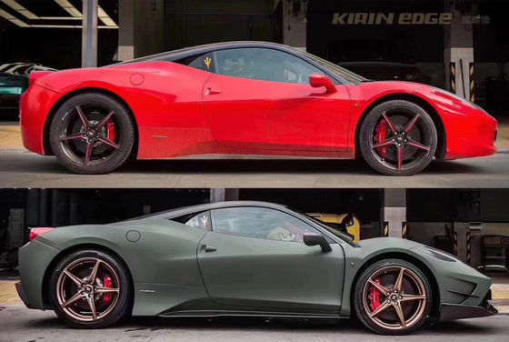 フェラーリ 458 カーソリ キット 458 改良 ミシャ スタイル フロントとバック バンパー サイド スカート フード スポイラー カーソリ キット