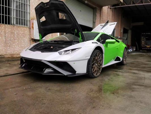 STP カーボンファイバー ボディキット ランボルギーニ・フラクアン LP580 LP610 カーボンファイバー フロントとリア バンパー スポイラー フード