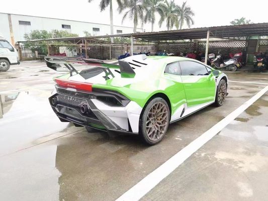 STP カーボンファイバー ボディキット ランボルギーニ・フラクアン LP580 LP610 カーボンファイバー フロントとリア バンパー スポイラー フード