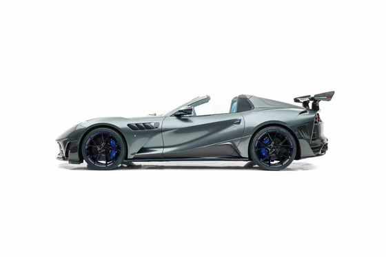 フェラーリ 812 カーボンファイバー ボディキット 812 改良されたMSYスタイル カーボンファイバー フロントとリア バンパー スポイラー ウイング