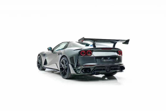 フェラーリ 812 カーボンファイバー ボディキット 812 改良されたMSYスタイル カーボンファイバー フロントとリア バンパー スポイラー ウイング