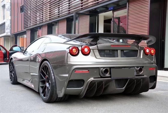 フェラーリ F430 ボディキット F430 アップグレードされたASIスタイル フロントとリアバンパー スポイラー F430 カーボンファイバー ボディキット