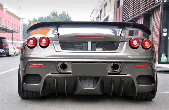 フェラーリ F430 ボディキット F430 アップグレードされたASIスタイル フロントとリアバンパー スポイラー F430 カーボンファイバー ボディキット