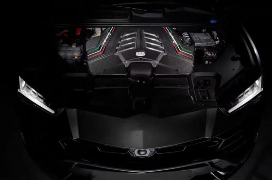 2019年 ブラックランボルギーニ ボディキット ドライカーボンファイバー エンジン インテリアガード シールド