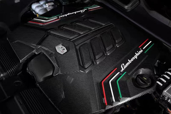 2019年 ブラックランボルギーニ ボディキット ドライカーボンファイバー エンジン インテリアガード シールド
