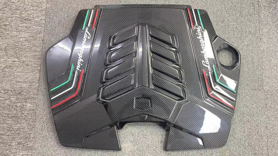 2019年 ブラックランボルギーニ ボディキット ドライカーボンファイバー エンジン インテリアガード シールド