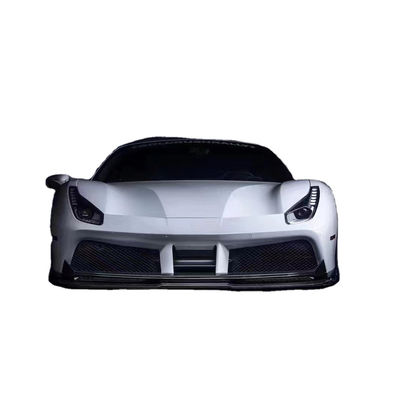 フェラーリ 488 カーボンファイバーボディキット 488 改良されたVorsスタイル カーボンファイバーフロントリップディフューザー スポイラーボディキット