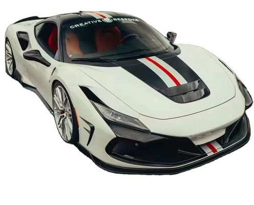 フェラーリ F8 カーボンファイバーボディキット F8 改良されたKEYVANYスタイル フロント・ショベル・ディフューザー・スポイラー・ボディキット