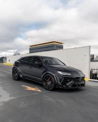 黒のランボルギーニ ボディ URUS 改良 1016 フード スポイラー ワイド ボディキット