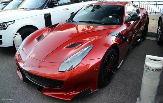 フェラーリ F12 カーボンファイバー フード F12 アップグレードされた TDF スタイル カーボンファイバー フード ボディキット