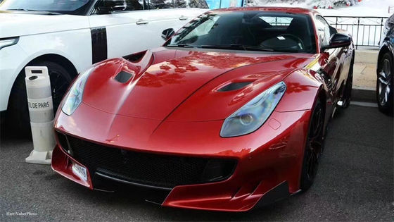 フェラーリ F12 カーボンファイバー フード F12 アップグレードされた TDF スタイル カーボンファイバー フード ボディキット