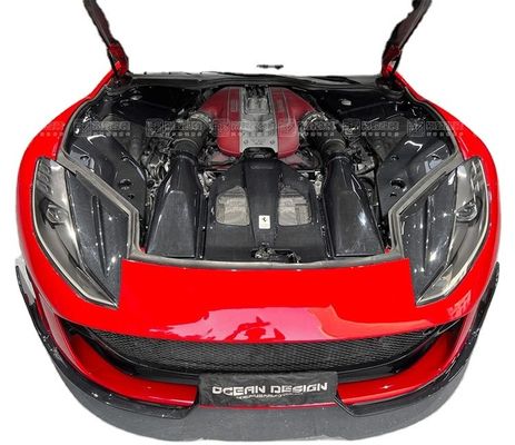 フェラーリ 812 カーボンファイバー インテリア 812 カーボンファイバー エンジン ハッチガード