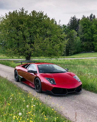 カーボンファイバー ランボルギーニ・ムルシエラゴ LP640 ボディキット LP670-スタイル スポイラー