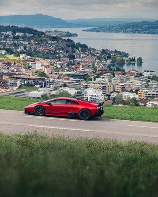 カーボンファイバー ランボルギーニ・ムルシエラゴ LP640 ボディキット LP670-スタイル スポイラー