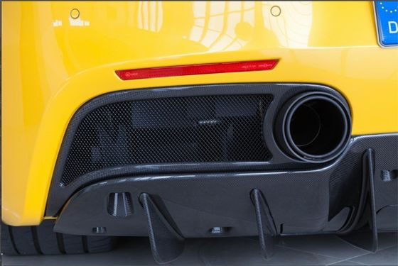 フェラーリ 488 カーボンファイバー ボディキット 488 アップグレード カプリストスタイル カーボンファイバー フロント リップ ディフューザー スポイラー