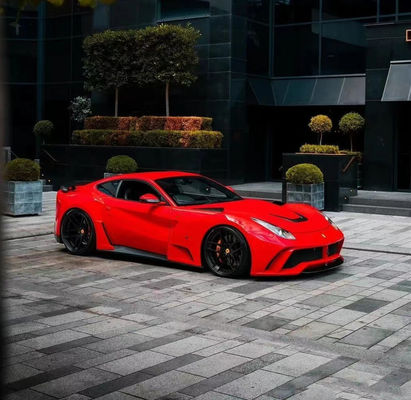 フェラーリ F12 カーボンファイバー ワイドボディキット F12 アップグレード NOtc N-Largos スタイルのバックバンパー カーボンファイバー ワイドボディキット