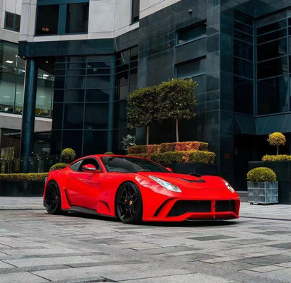 フェラーリ F12 カーボンファイバー ワイドボディキット F12 アップグレード NOtc N-Largos スタイルのバックバンパー カーボンファイバー ワイドボディキット