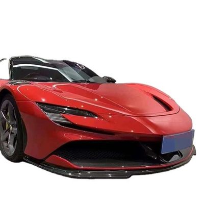 フェラーリ SF90 ドライカーボンファイバー ボディキット SF90 RH スタイル カーボンファイバー フロント リップ ディフューザー スポイラー サイド スカート ボディキット